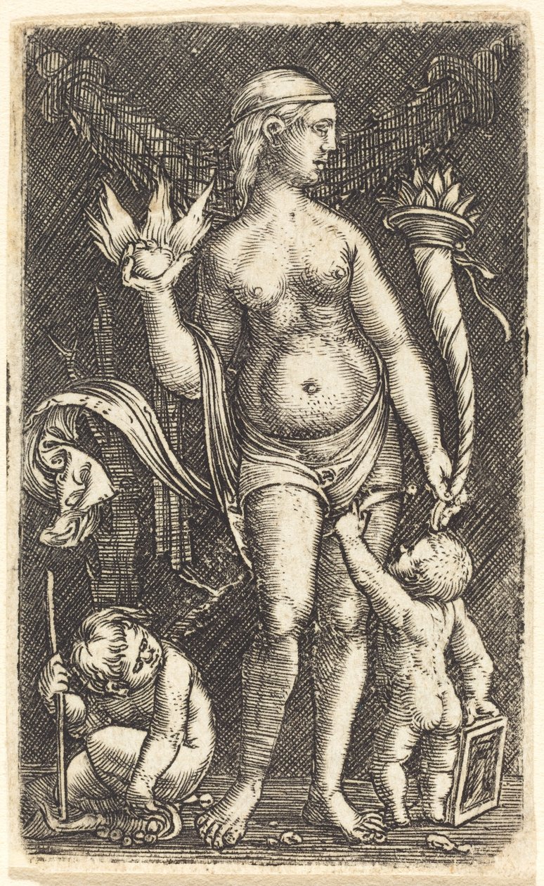 Venüs ve Cupids by Albrecht Altdorfer