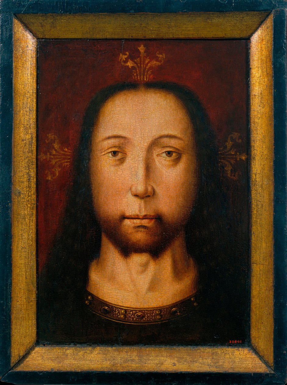 La sainte face - Kutsal Yüz - Bouts, Aelbrecht (Albrecht, c1455-1549), ahşap üzerine yağlı boya c1500 (37,4x28,2cm) - Museu Nacional d