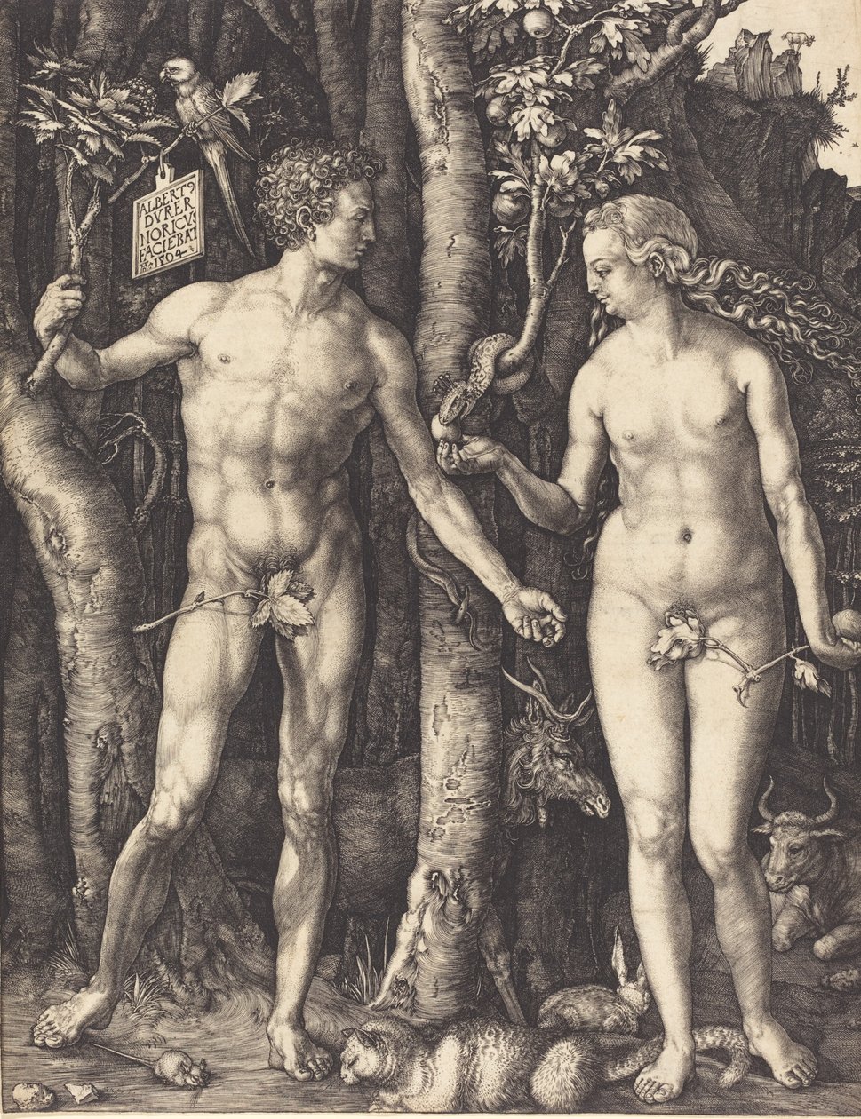 Adem ve Havva, 1504. by Albrecht Dürer