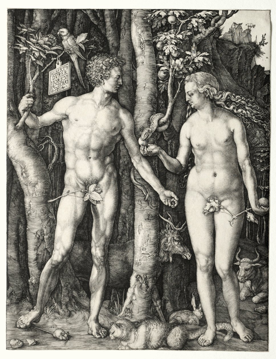 Adem ve Havva, 1504. by Albrecht Dürer