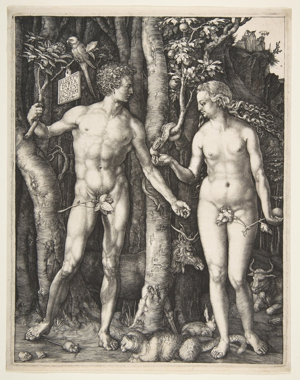 Adem ve Havva, 1504. by Albrecht Dürer