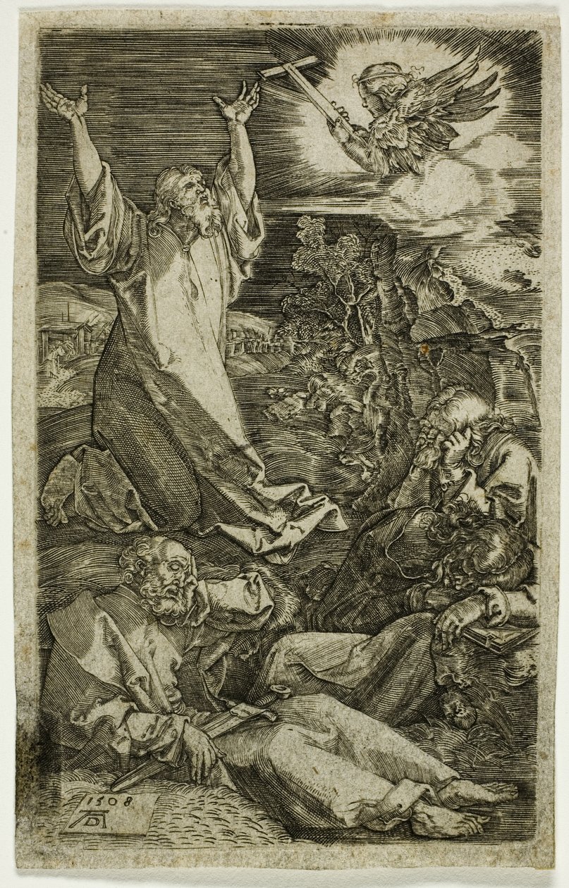 Oyulmuş Tutkudan Bahçedeki Acı by Albrecht Dürer