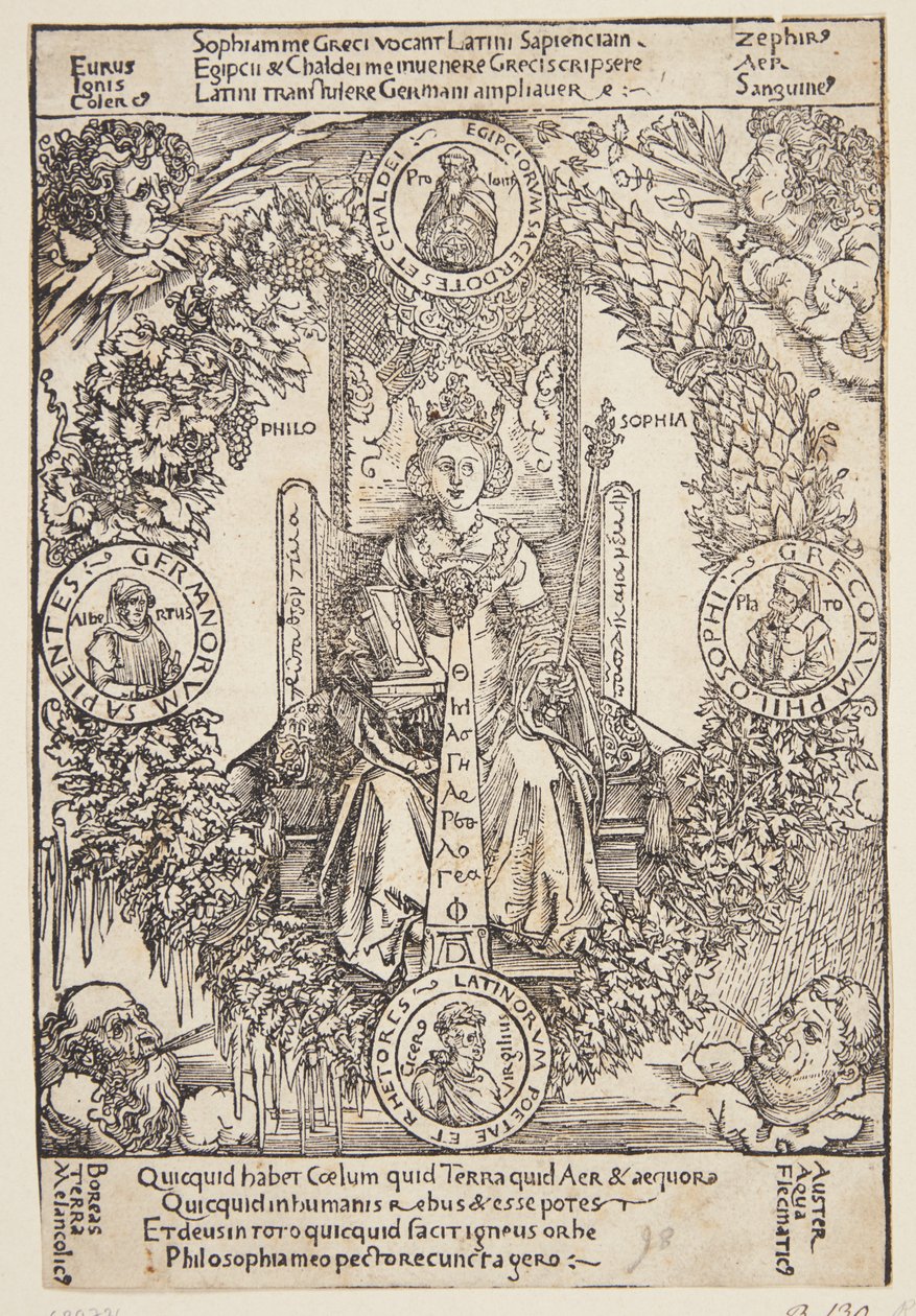 felsefe alegori by Albrecht Dürer