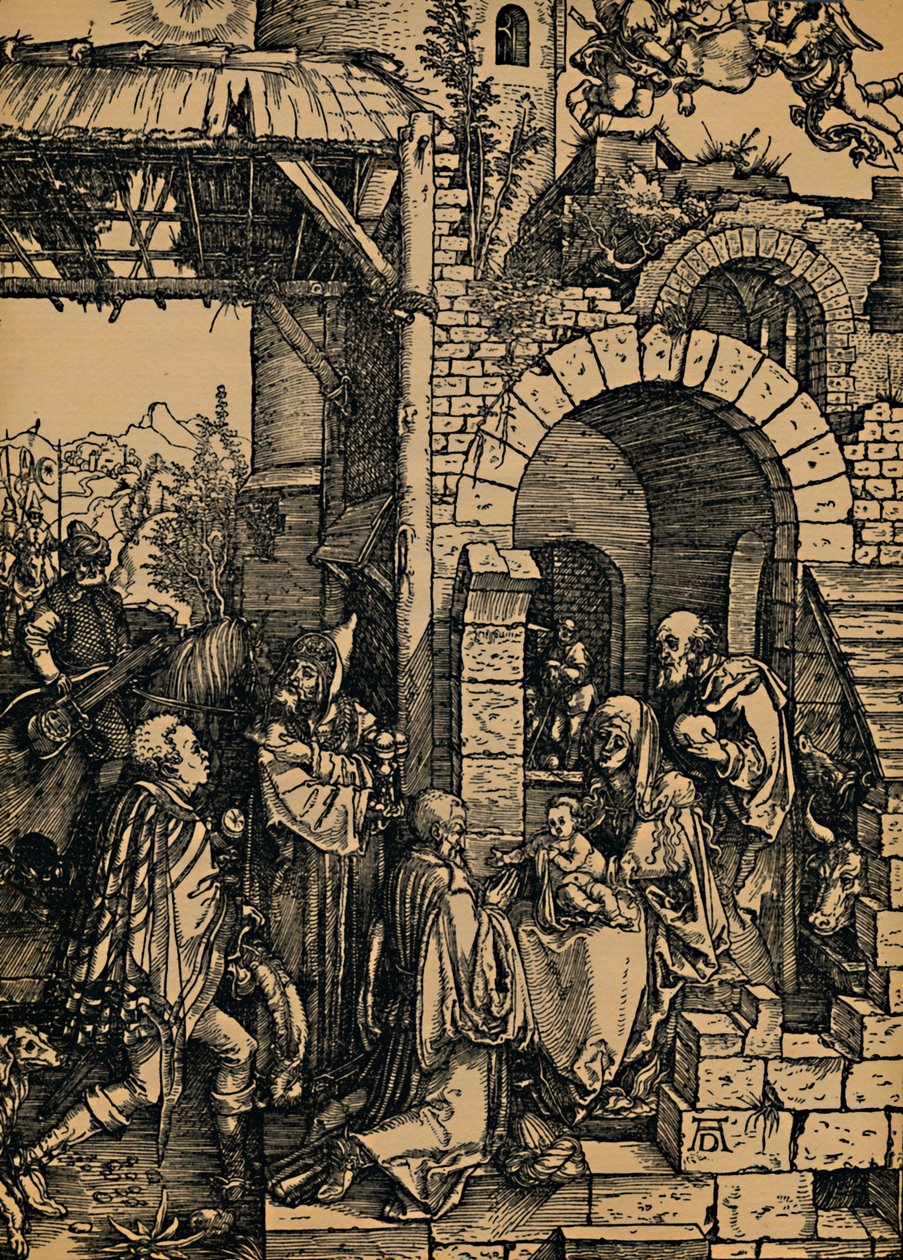 Kralların Hayranlığı, Kralların Hayranlığı, 1503-1504. by Albrecht Dürer