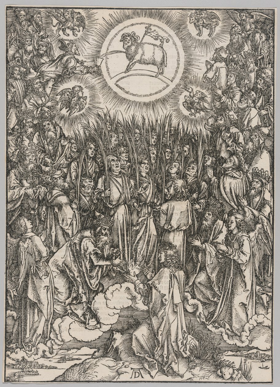 Kıyamet: Kuzuya Tapınma—Seçilmişlerin İlahisi by Albrecht Dürer