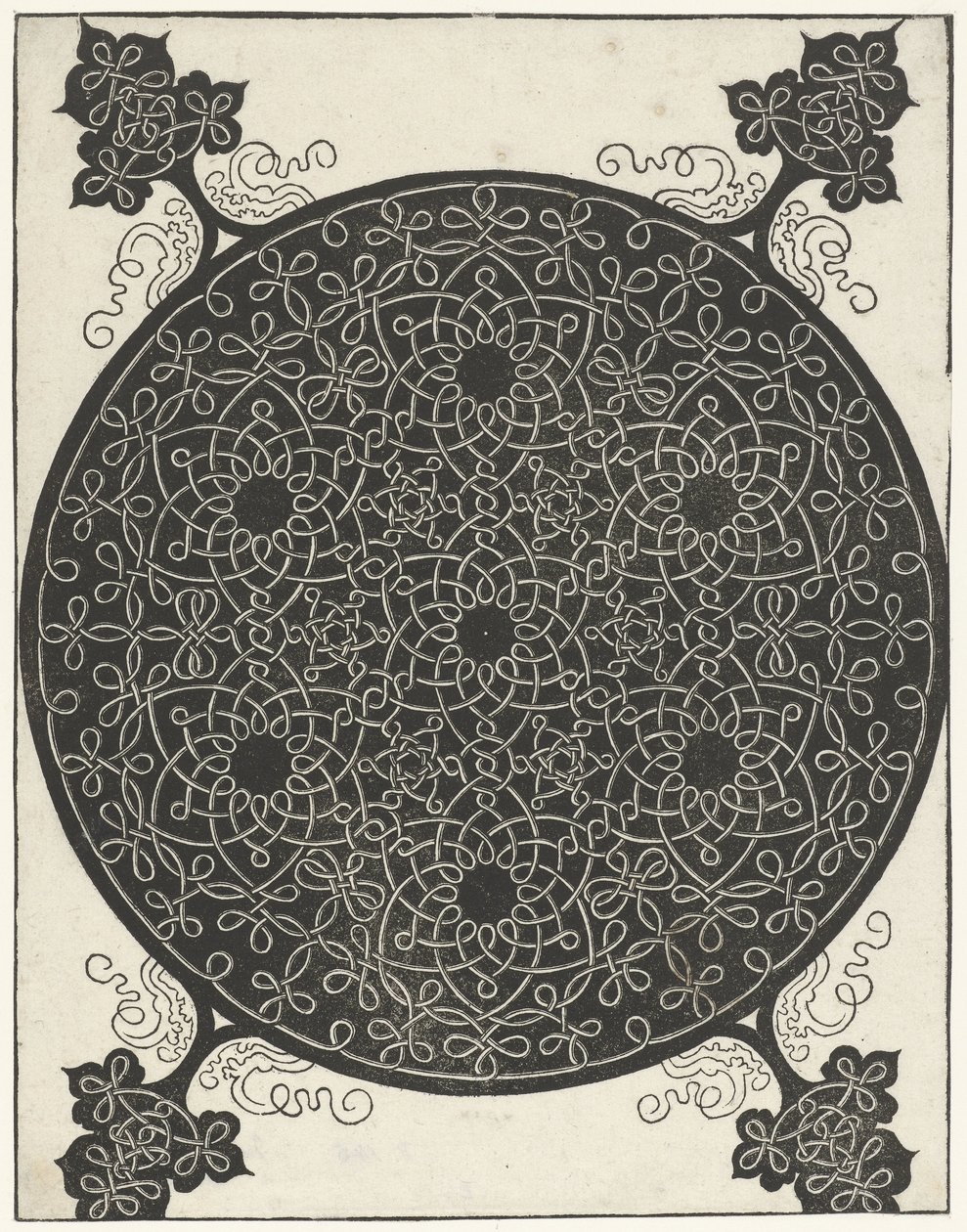 Yedi çiçek şeklinde motifli nakış örneği by Albrecht Dürer