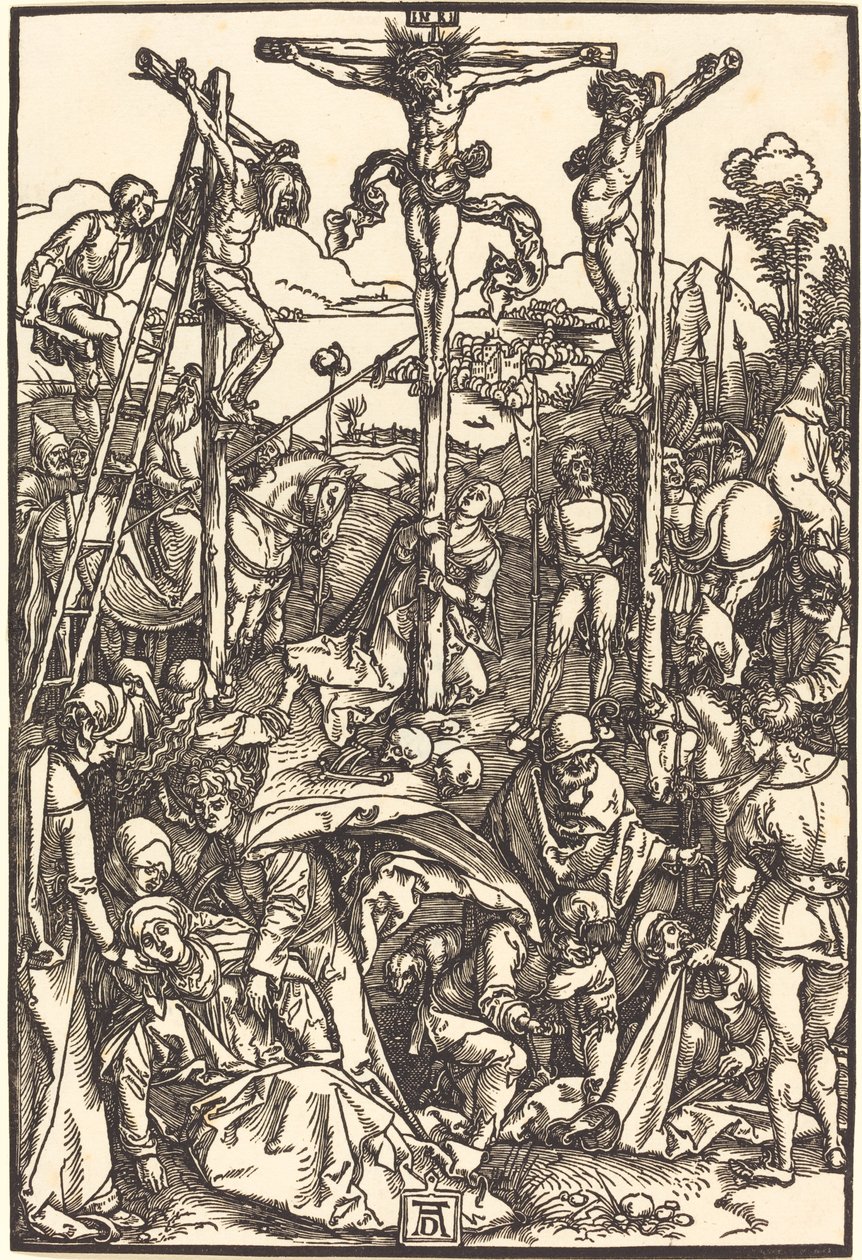 Üç Haçlı Calvary by Albrecht Dürer