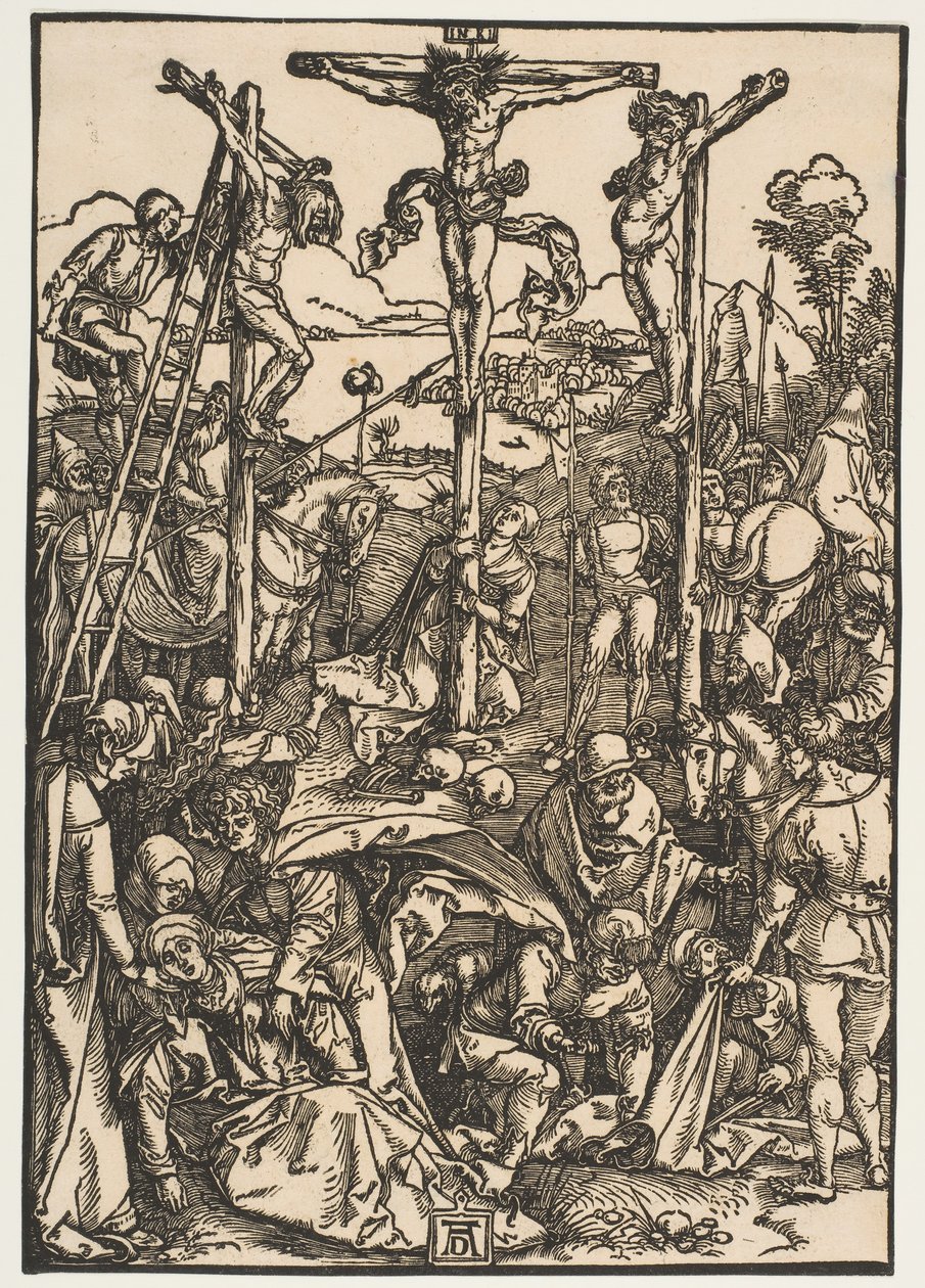 Üç Haçlı Calvary, ca. 1503. by Albrecht Dürer