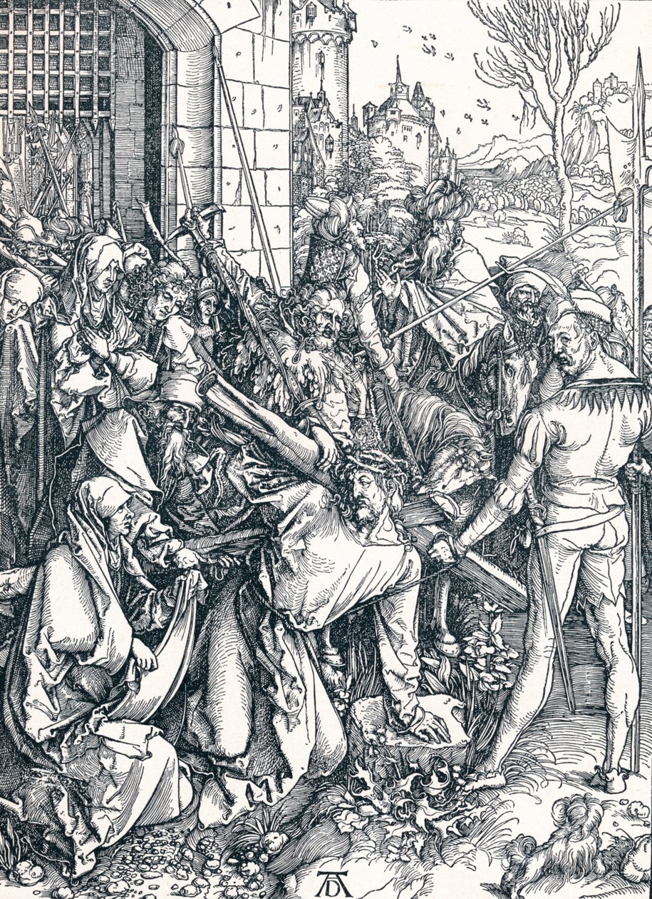 Haçı Taşıyan İsa, 1498 1906. by Albrecht Dürer