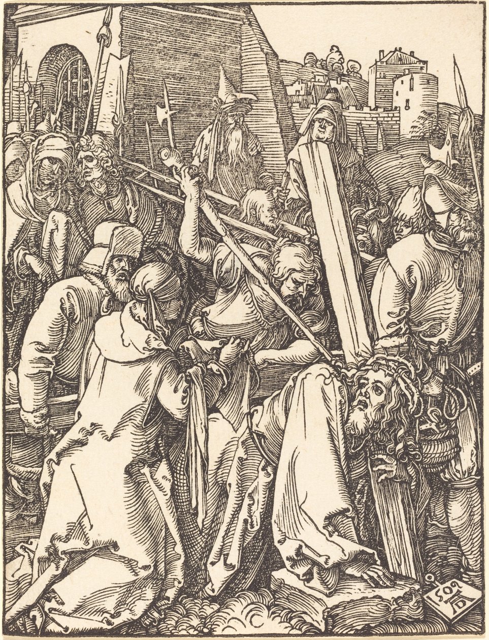 Haç Taşıyan İsa by Albrecht Dürer