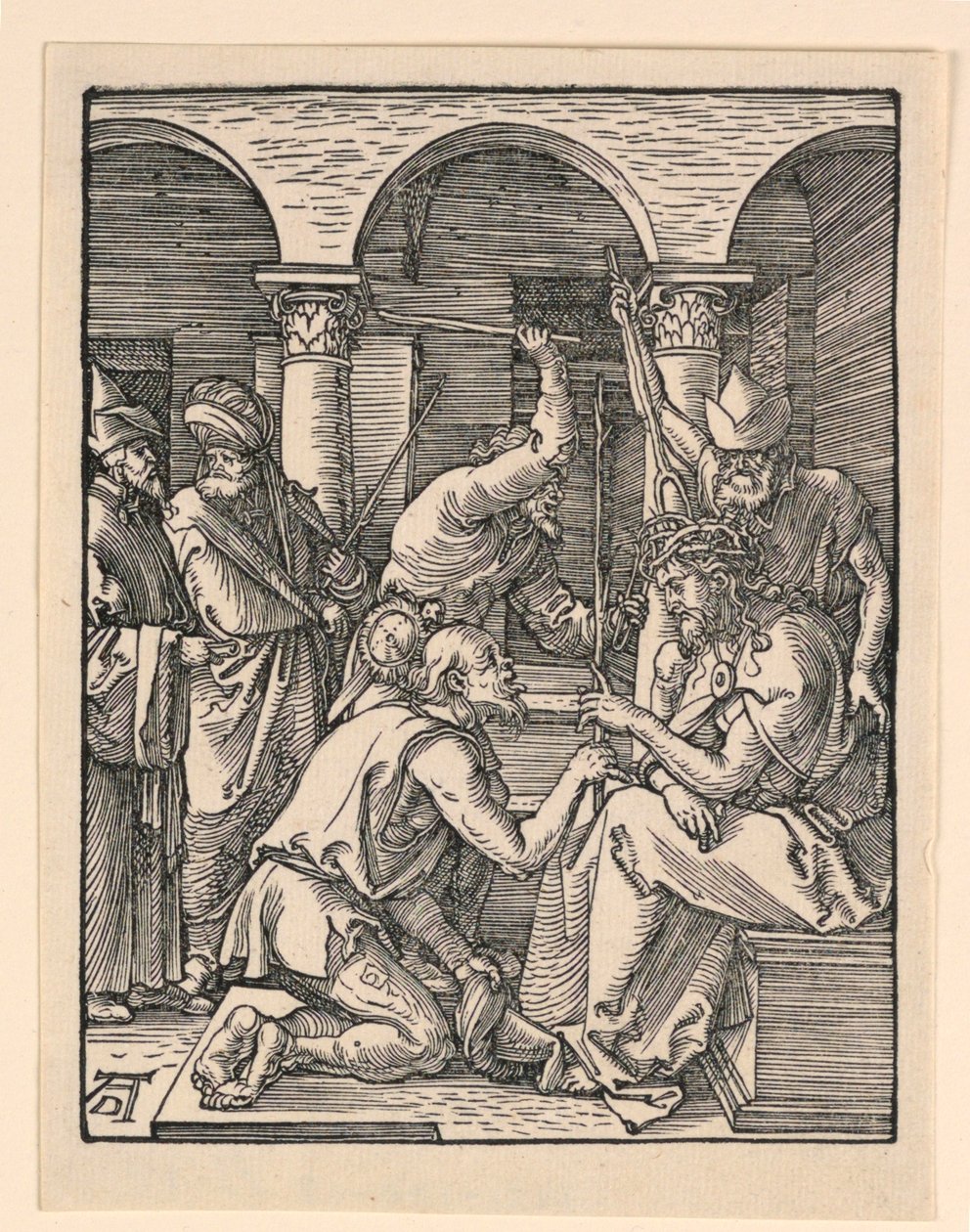 Küçük Tutku Serisinden Dikenlerle Taçlandırılan İsa by Albrecht Dürer
