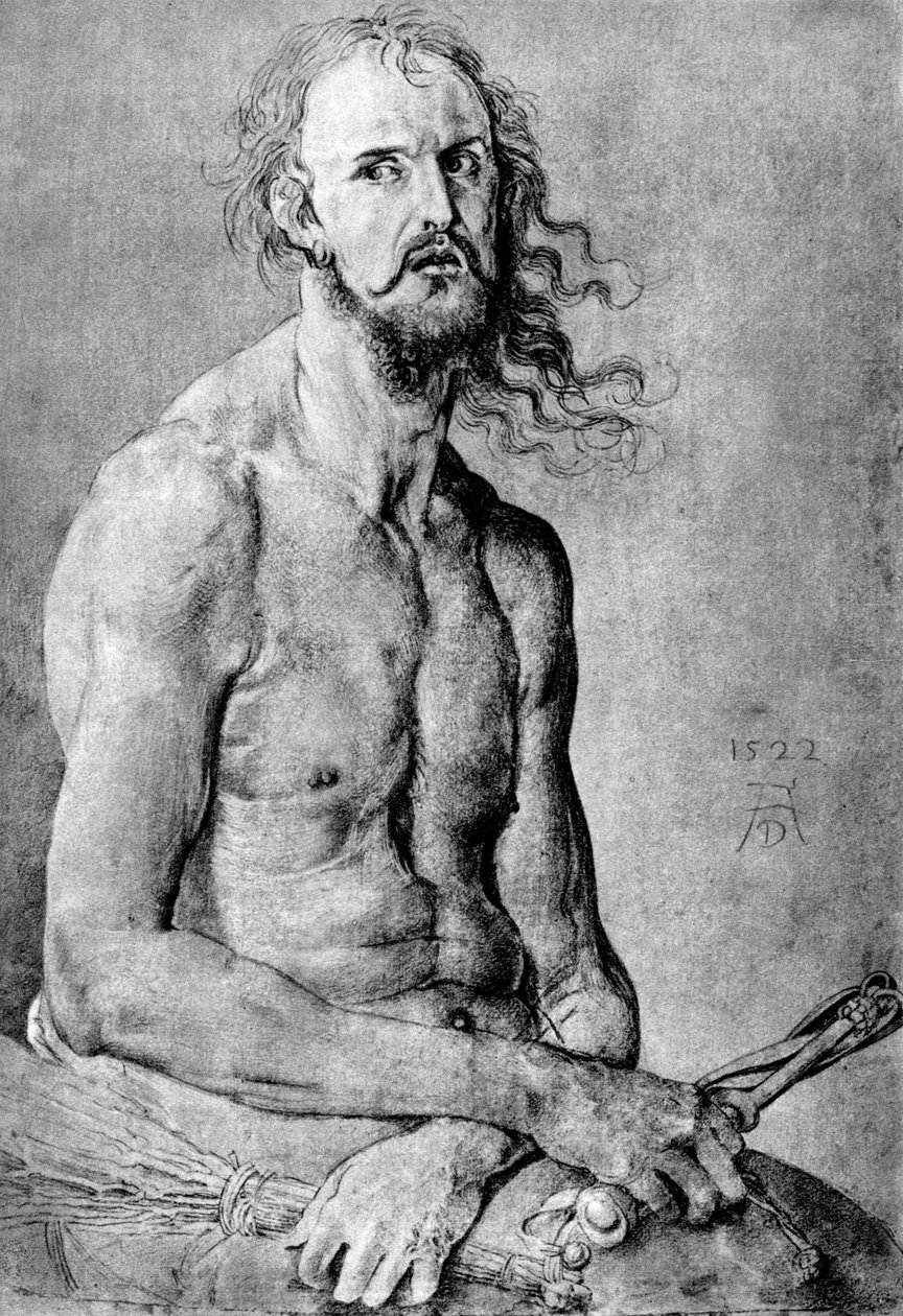 İsa, Üzüntü Adamı, Durers Özellikleri, 1522, 1936 by Albrecht Dürer