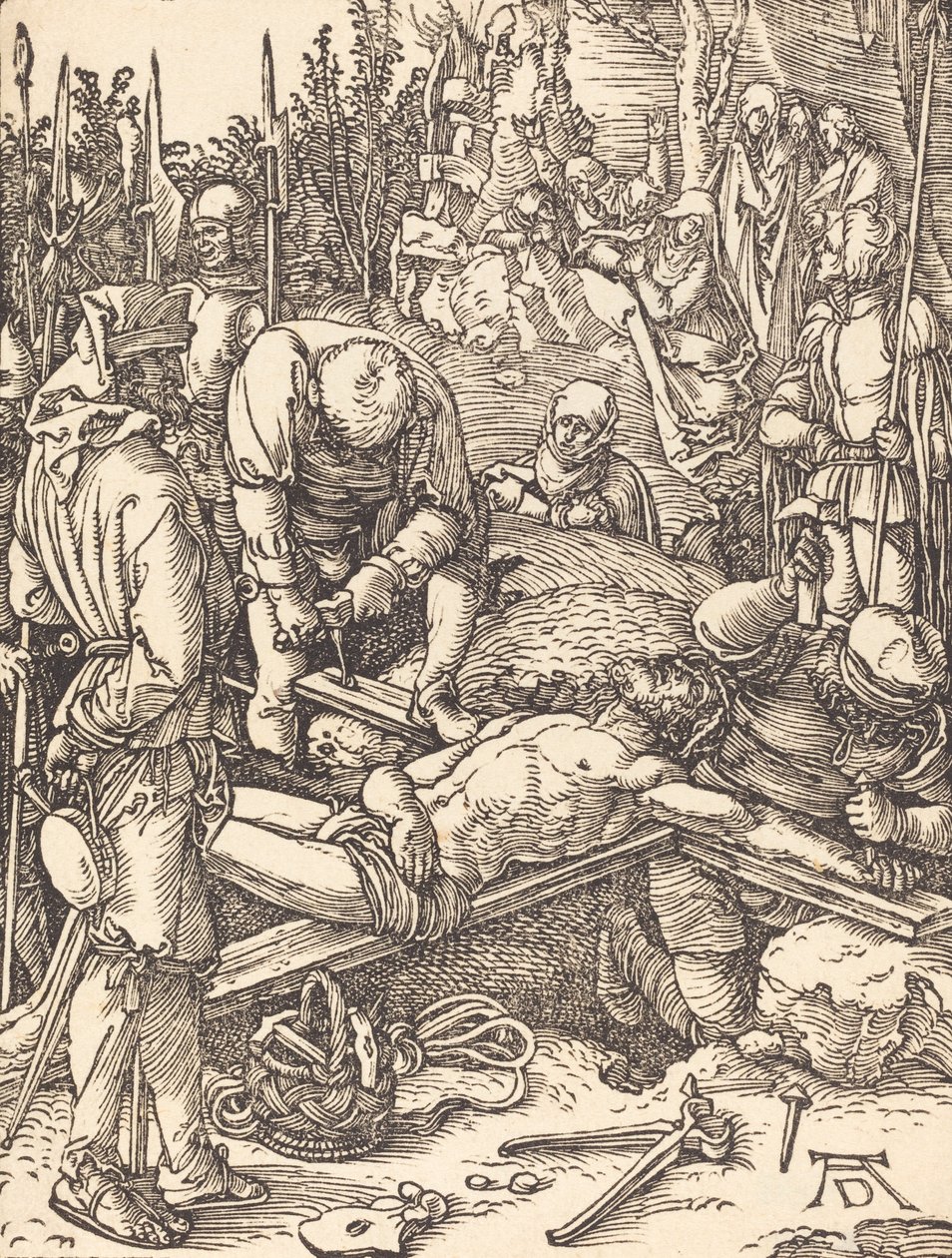 İsa Çarmıha Çivilenmiş, muhtemelen c. 15091510. by Albrecht Dürer