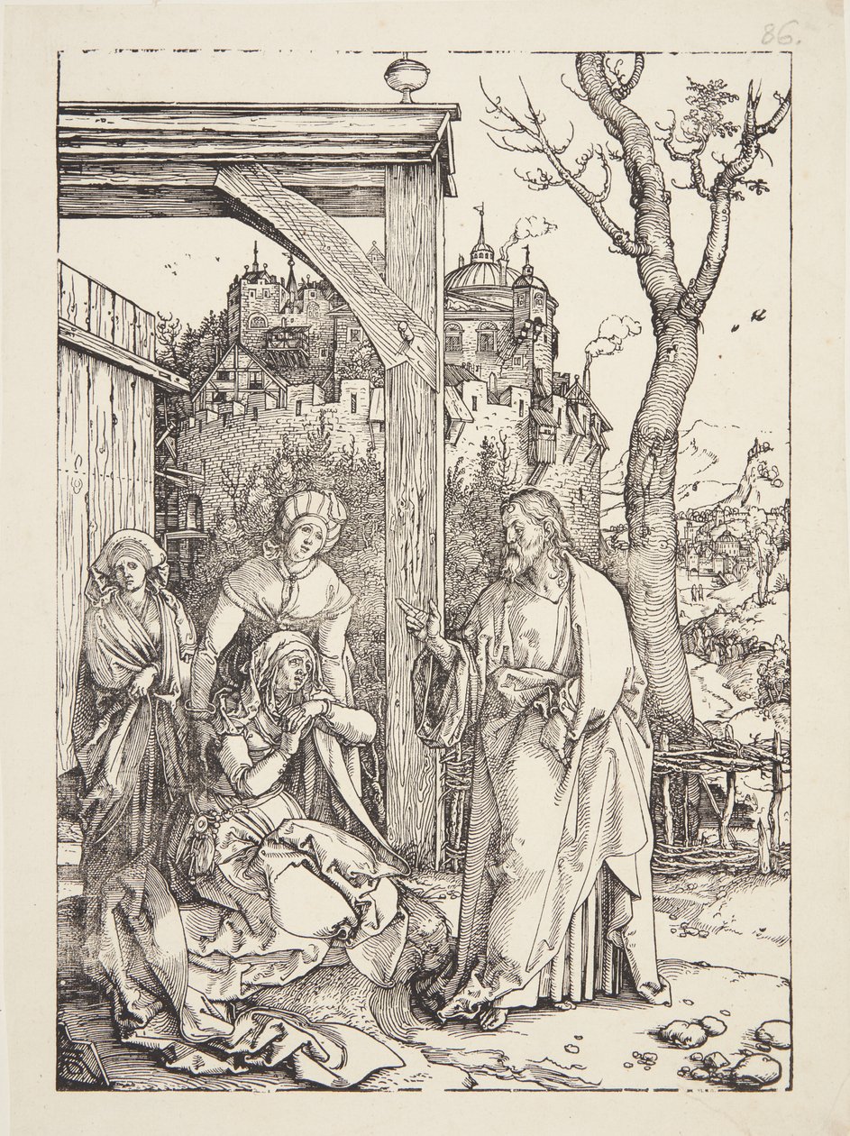 İsa Annesinden Ayrılırken by Albrecht Dürer