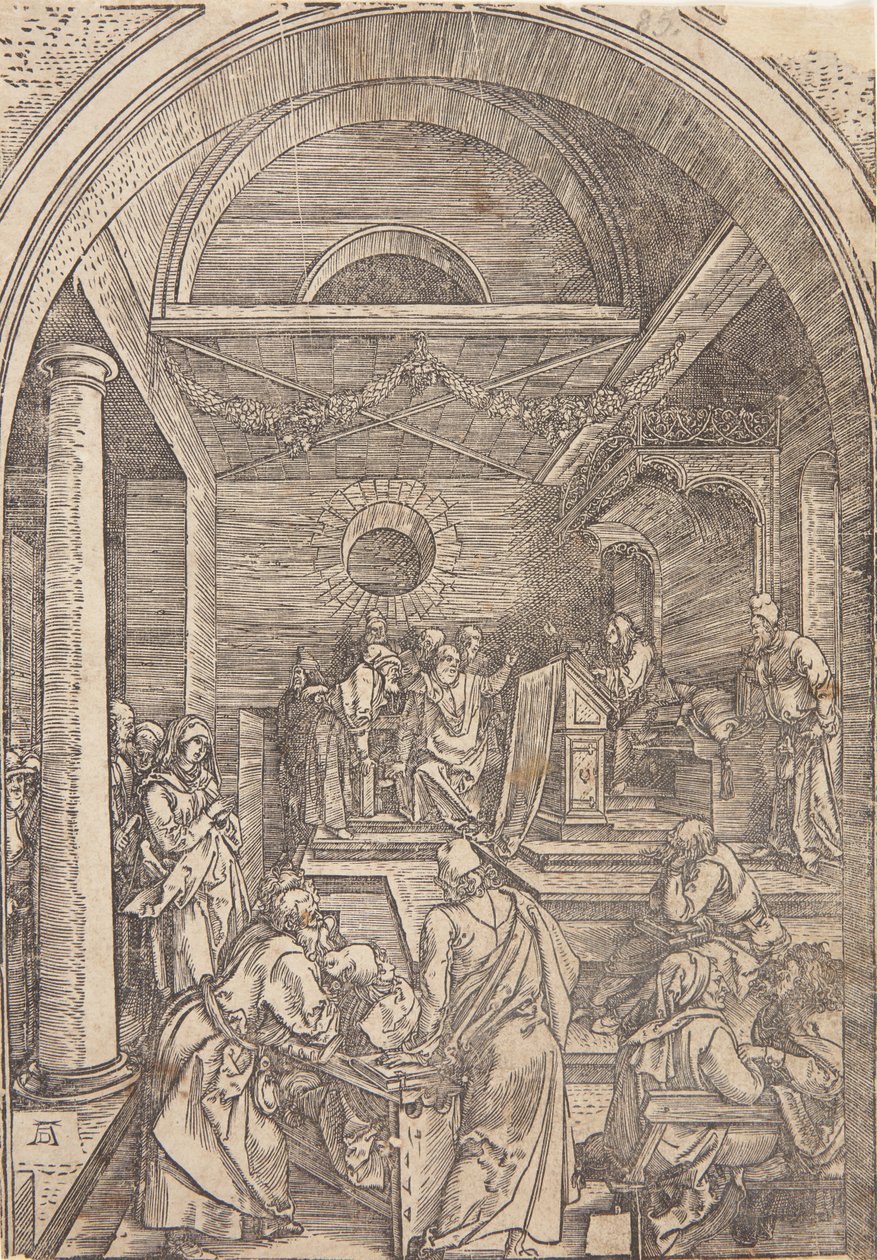 Doktorlar arasında İsa by Albrecht Dürer