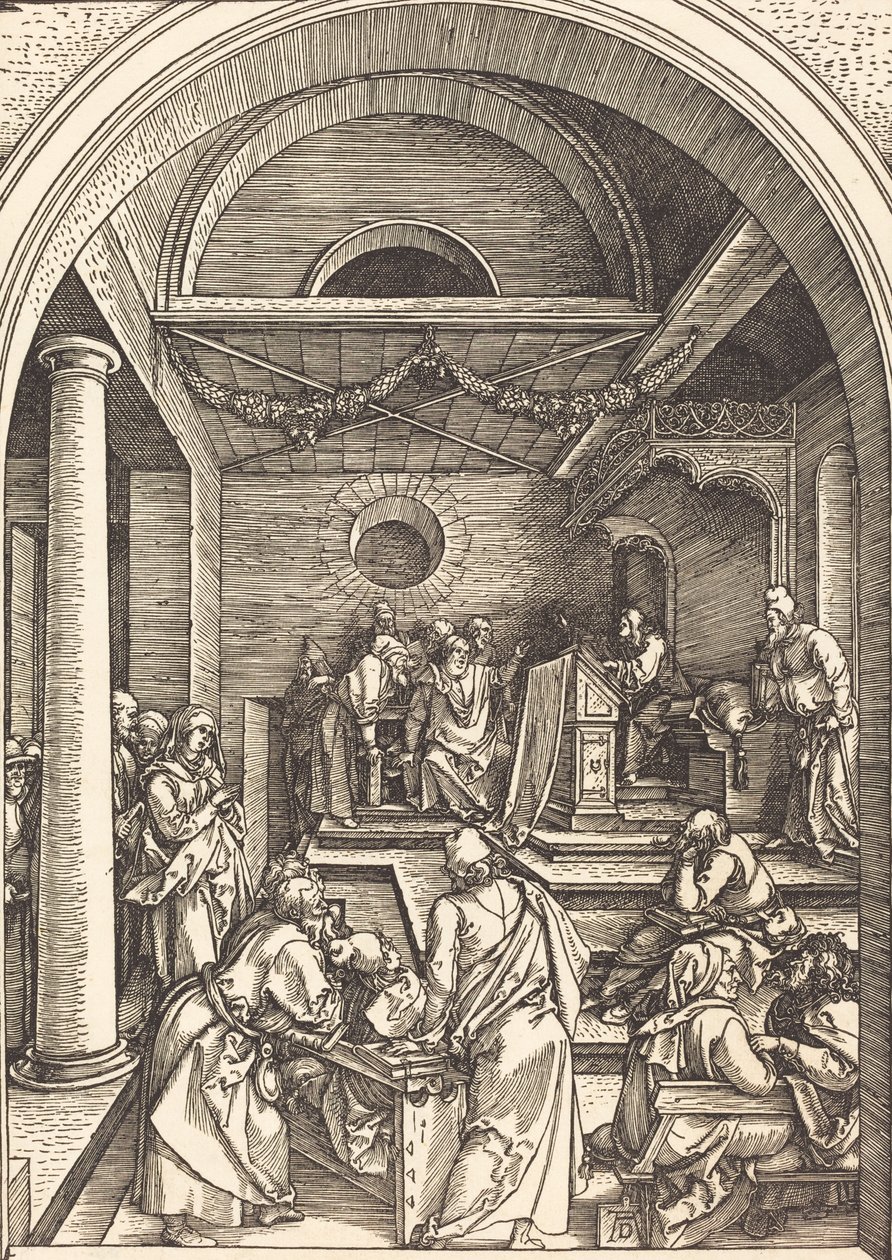 Doktorlar Arasında İsa, c. 15031504. by Albrecht Dürer