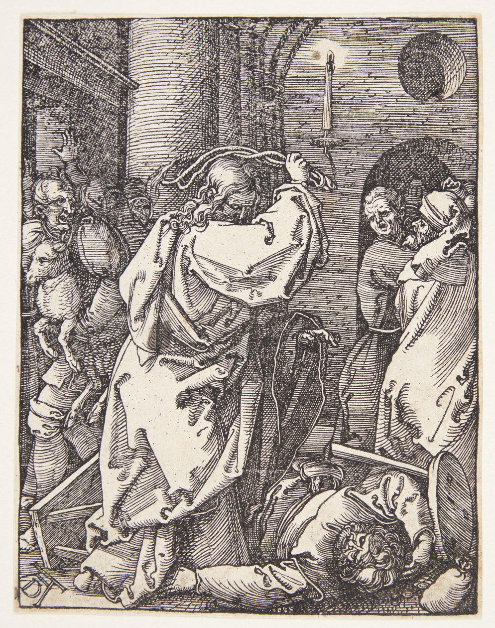 Mesih Tefecileri Tapınaktan kovuyor by Albrecht Dürer