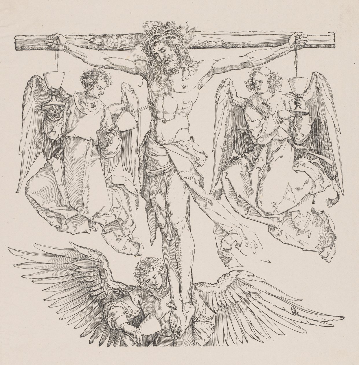 İsa çarmıhta. by Albrecht Dürer