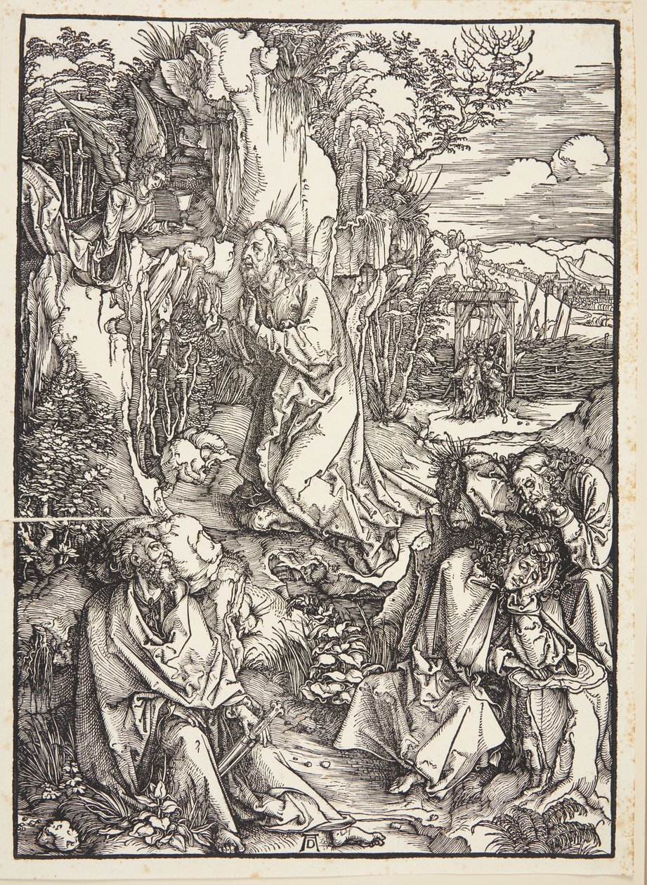 zeytin dağında İsa by Albrecht Dürer
