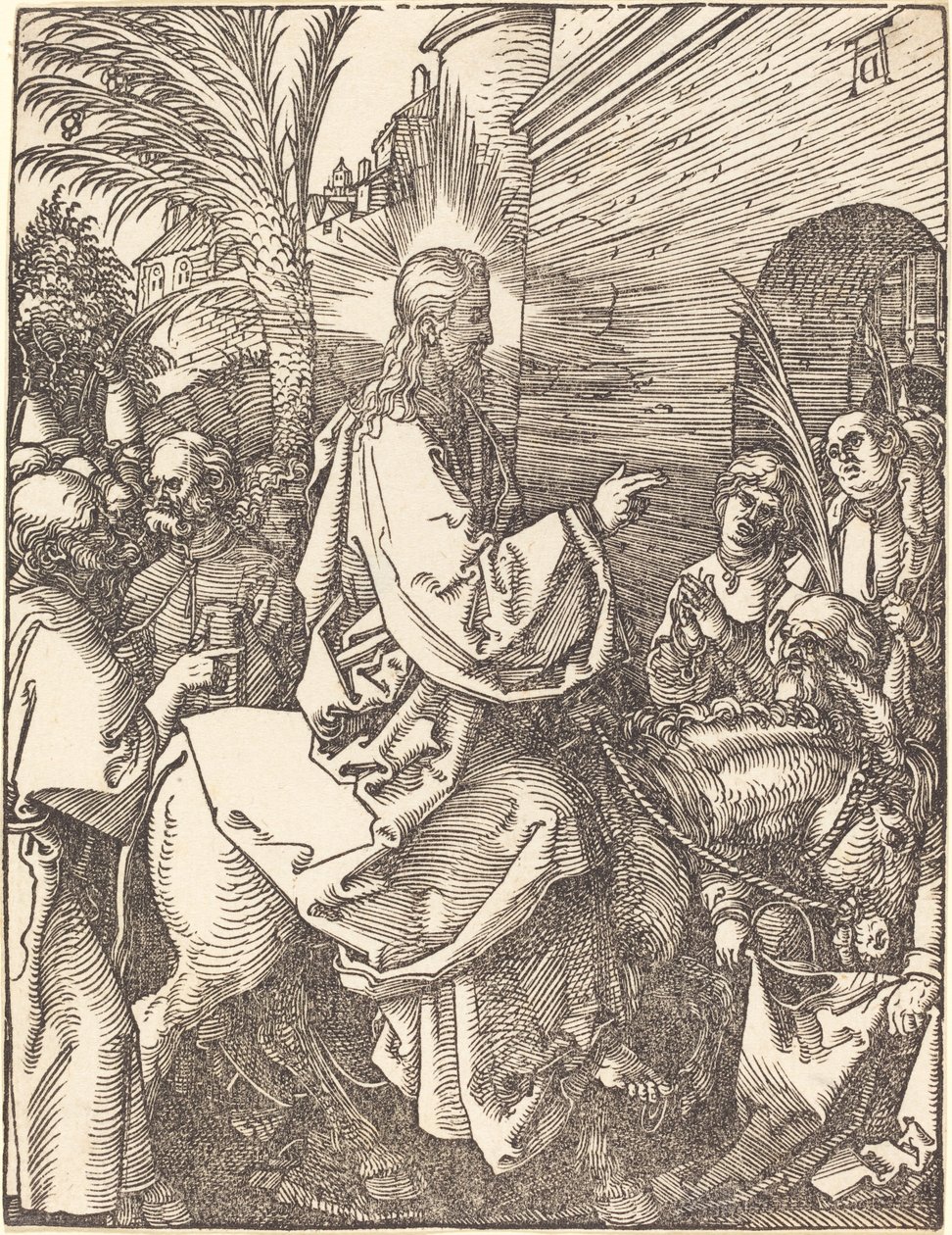 İsa'nın Kudüs'e Girişi by Albrecht Dürer