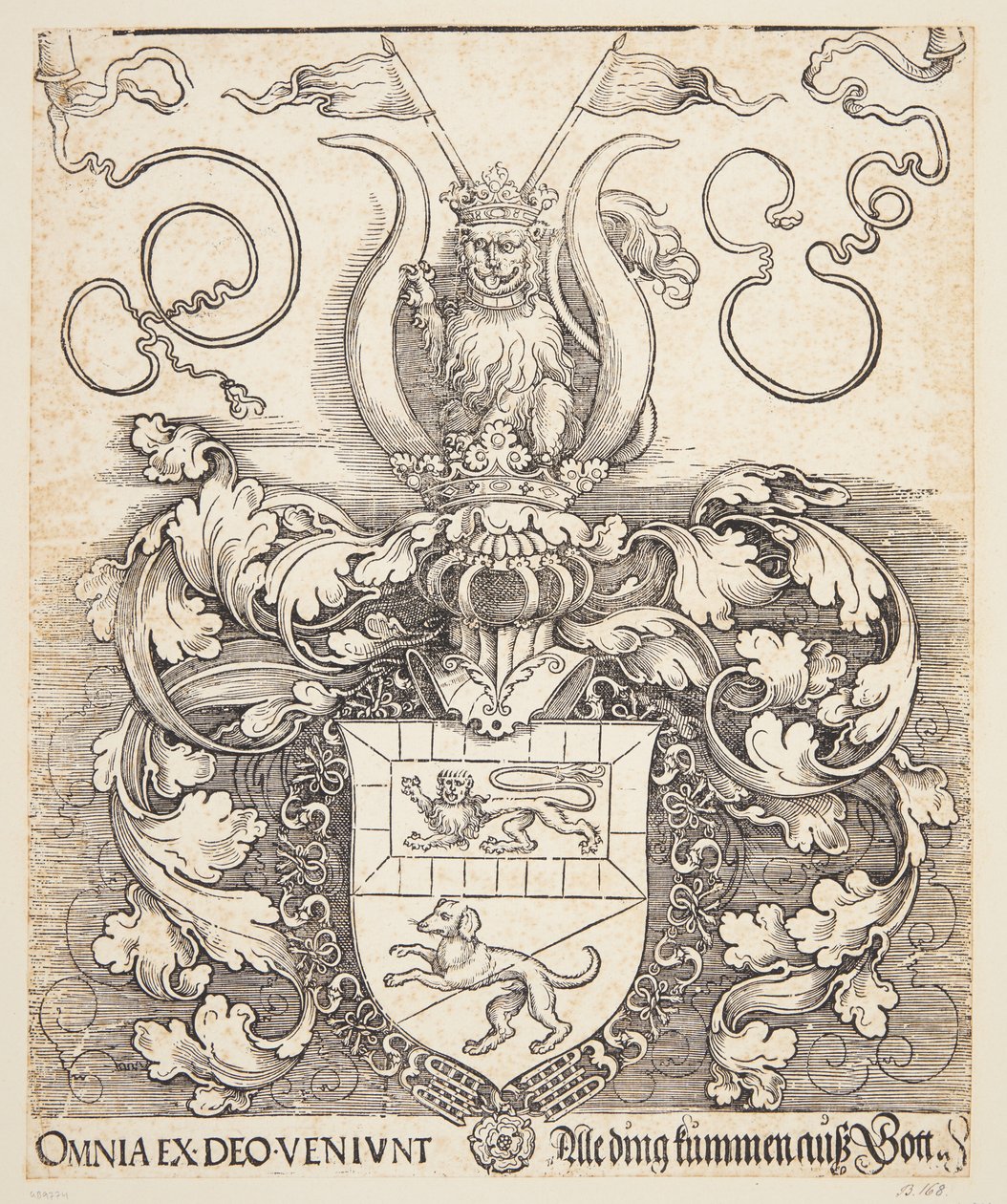 Lorenz Staiber Arması by Albrecht Dürer