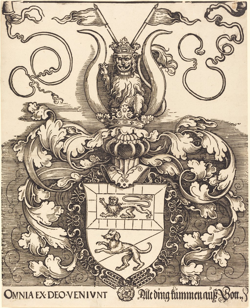 Lorenz Staiber Arması by Albrecht Dürer