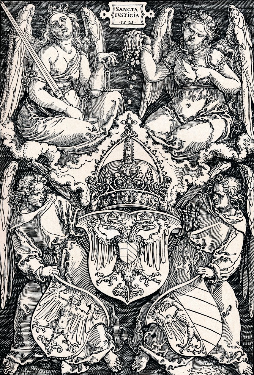 Nürnberg Şehri Arması, 1521 1906. by Albrecht Dürer