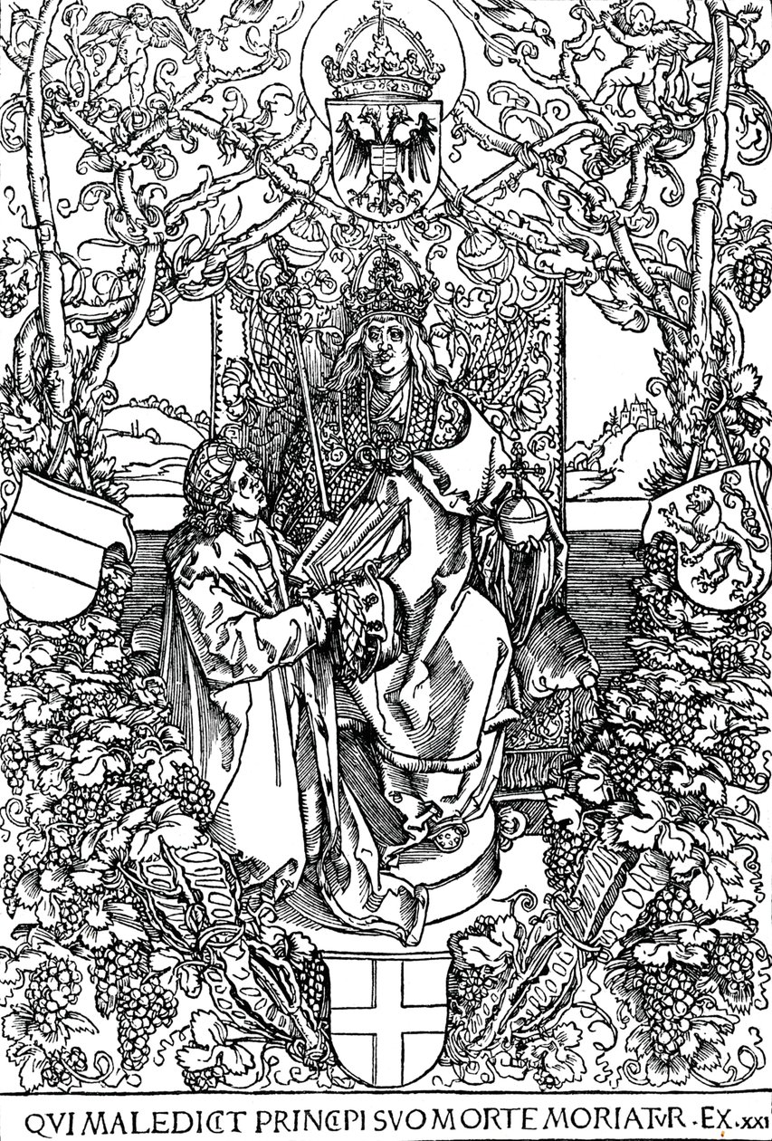Conrad Celtes, Kitabını I. Maximilian