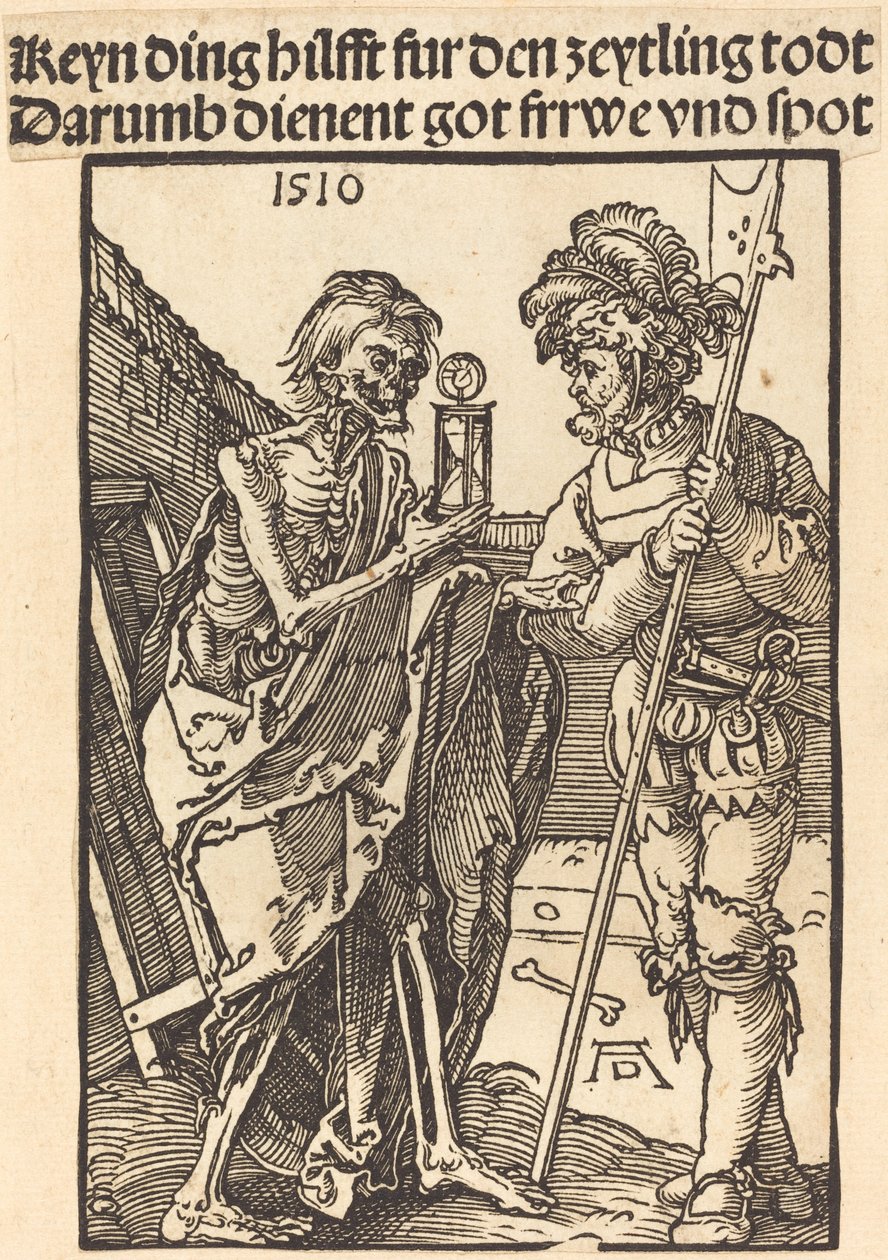 Ölüm ve Lansquenet by Albrecht Dürer
