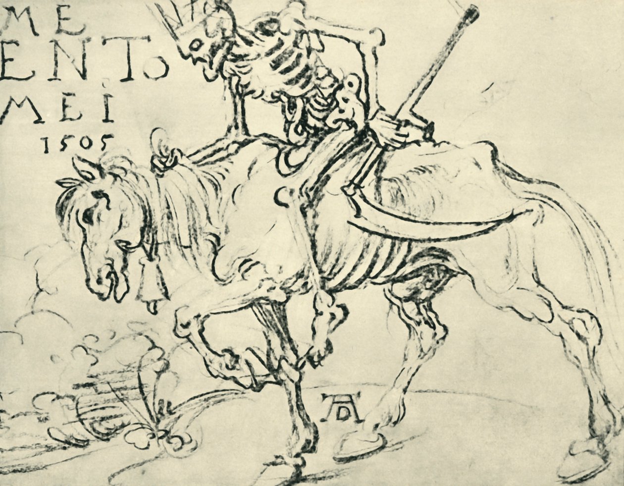Ölüme binmek, 1505, 1943. by Albrecht Dürer