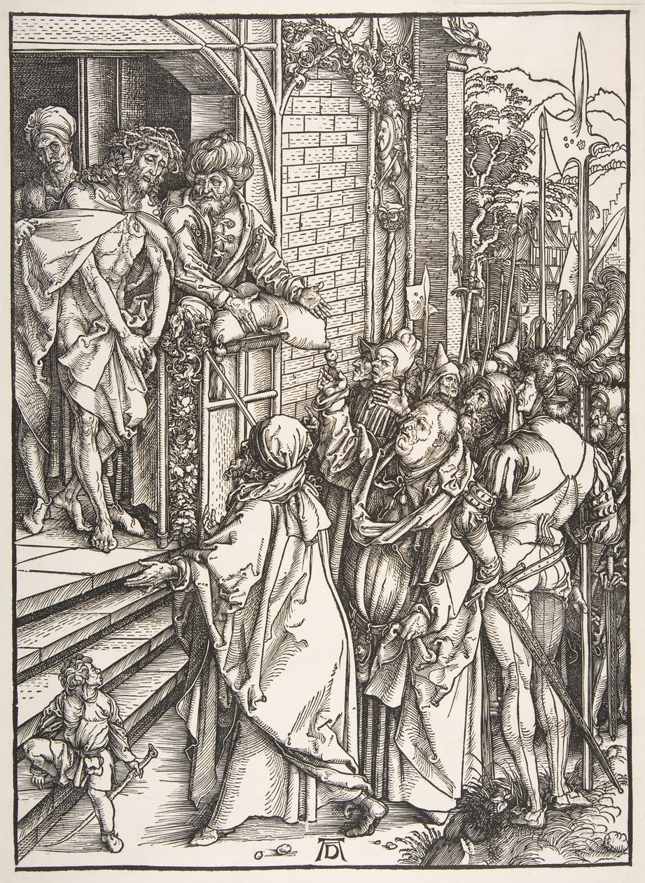 Ecce Homo, Büyük Tutku dizisinden, yakl. 1498-99. by Albrecht Dürer