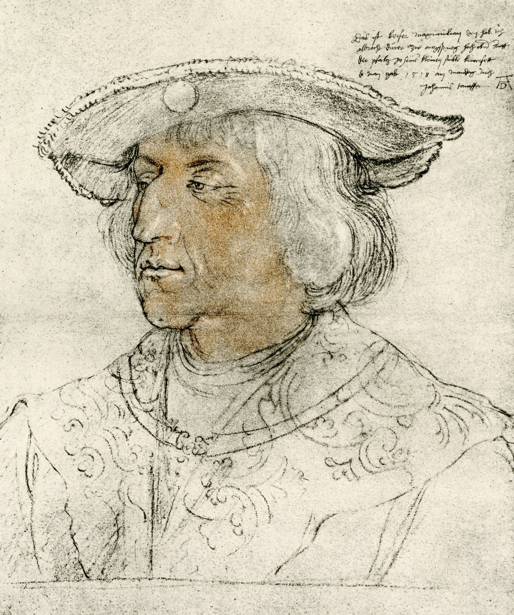 İmparator Maximilian I by Albrecht Dürer