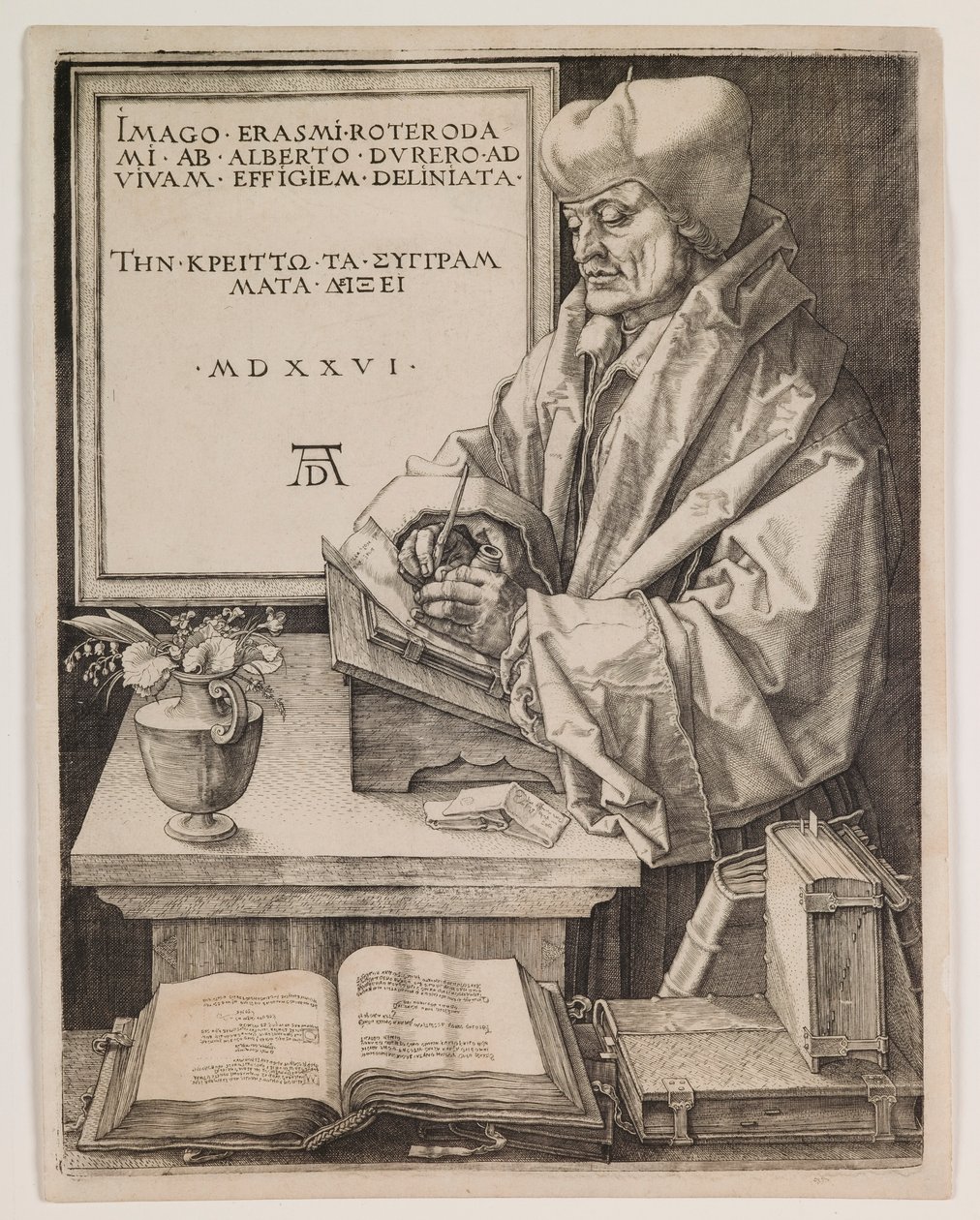 Rotterdam Erasmusu by Albrecht Dürer