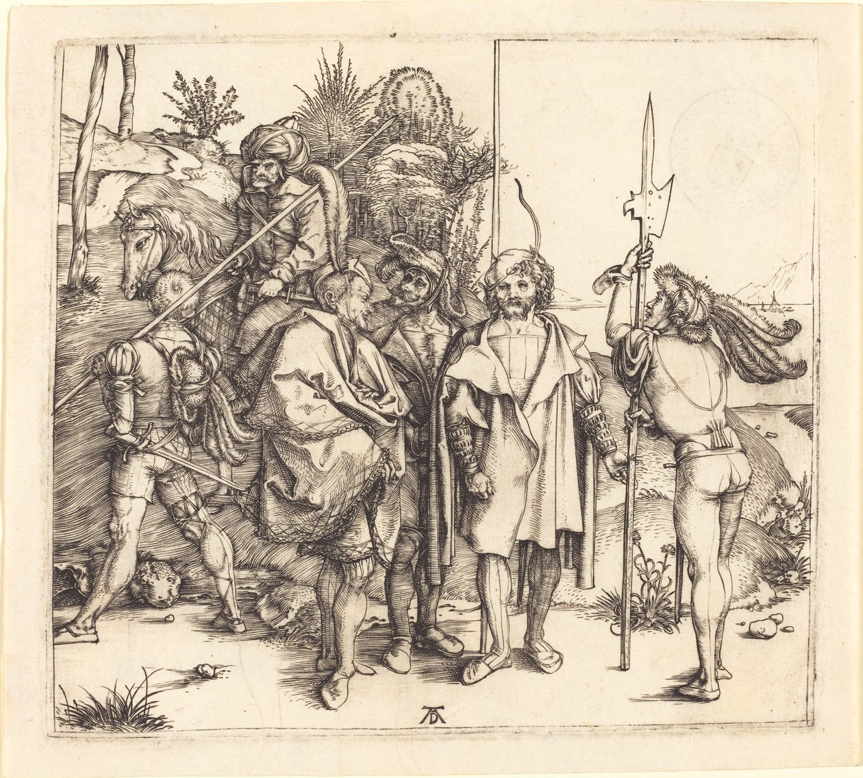 Atlı Beş Asker ve Bir Türk by Albrecht Dürer