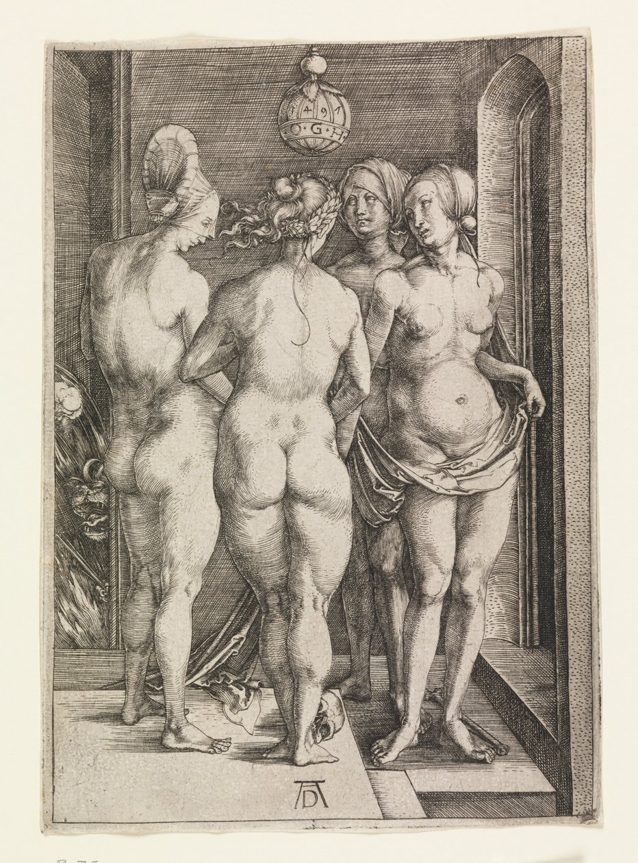 Dört Çıplak Kadın (Dört Cadı) by Albrecht Dürer