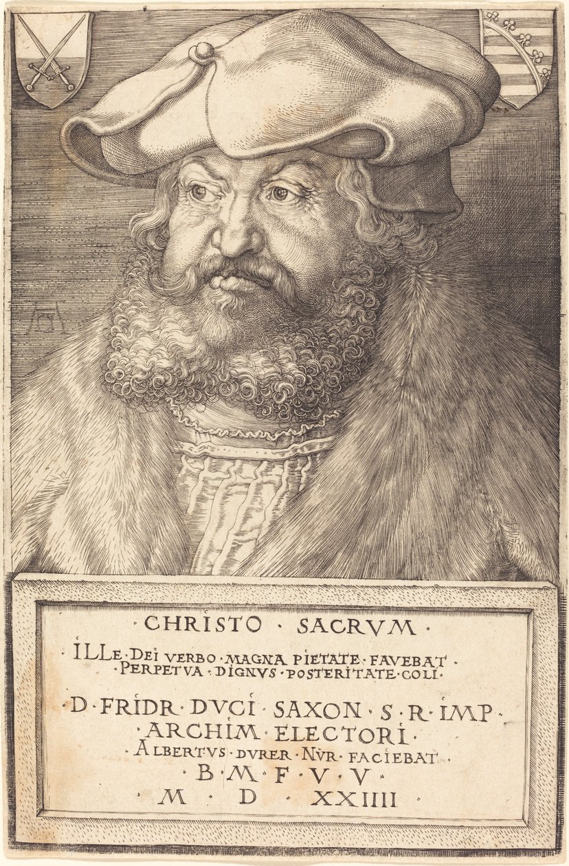 Bilge Frederick, Saksonya Seçmeni by Albrecht Dürer