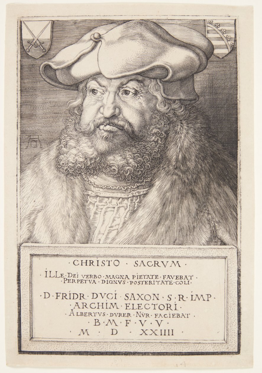 Bilge Frederick, Saksonya Seçmeni by Albrecht Dürer