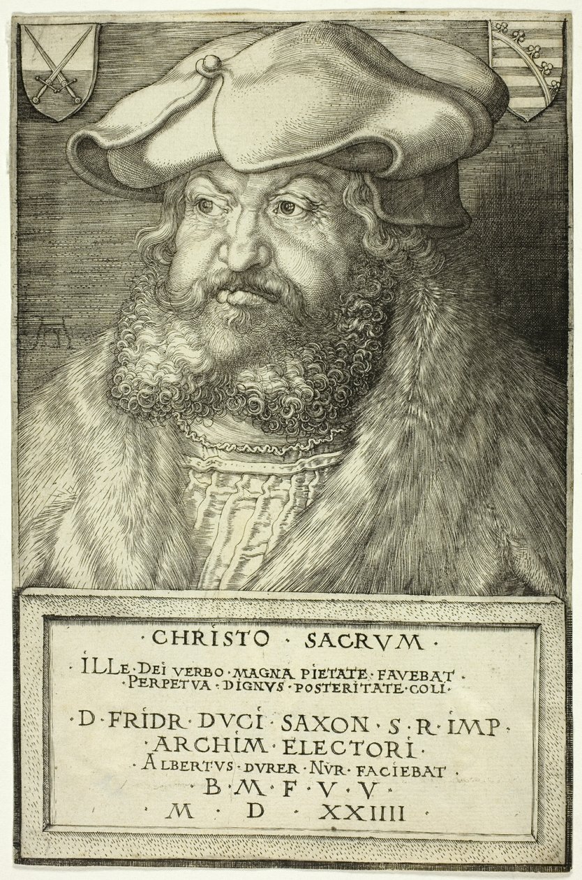 Bilge Frederick, Saksonya Seçmeni by Albrecht Dürer
