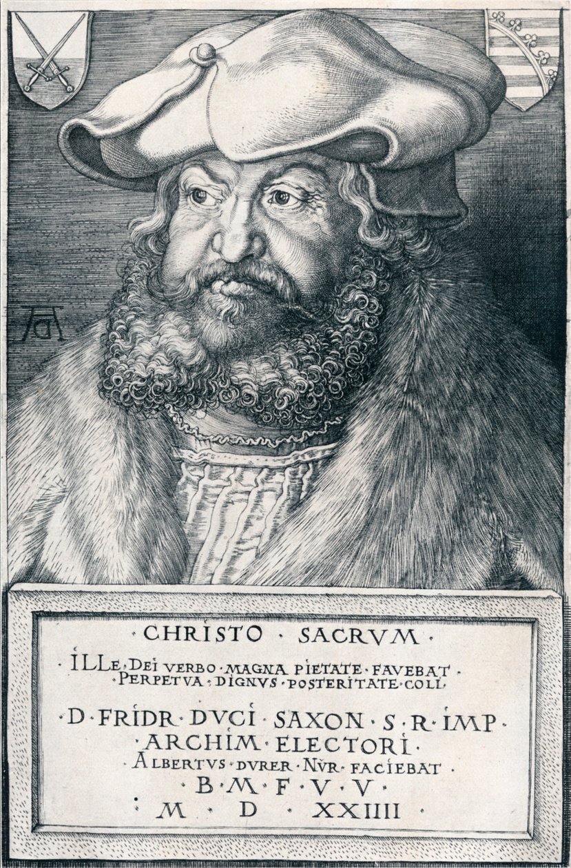 Bilge Frederick, Saksonya Seçmeni, 1524 1906. by Albrecht Dürer