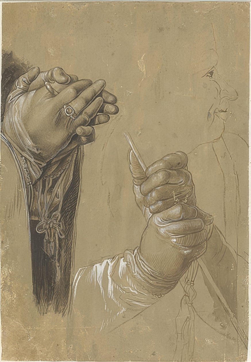 Profilde eller ve bir kafa by Albrecht Dürer