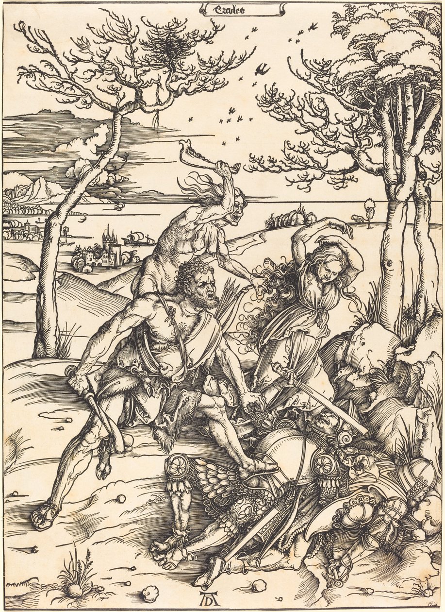 Herkül Fetheden Cacus ("Erkül") by Albrecht Dürer