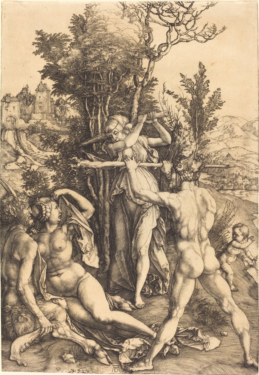 Herkül kavşakta by Albrecht Dürer