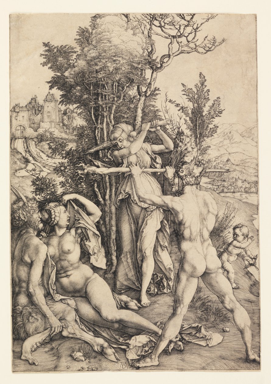 Herkül Yol Ayrımında (Kıskançlığın Etkileri) by Albrecht Dürer