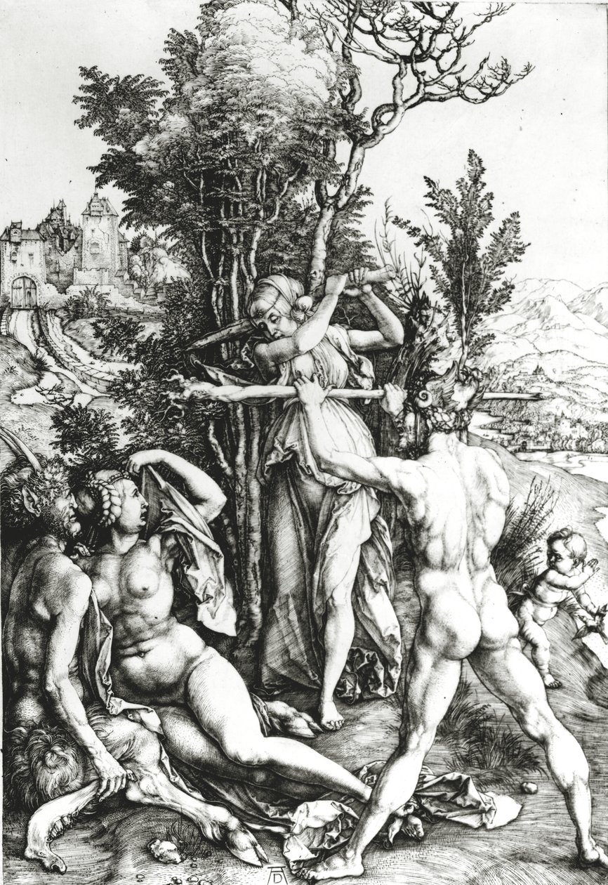 Herkül kavşakta, 1498 by Albrecht Dürer