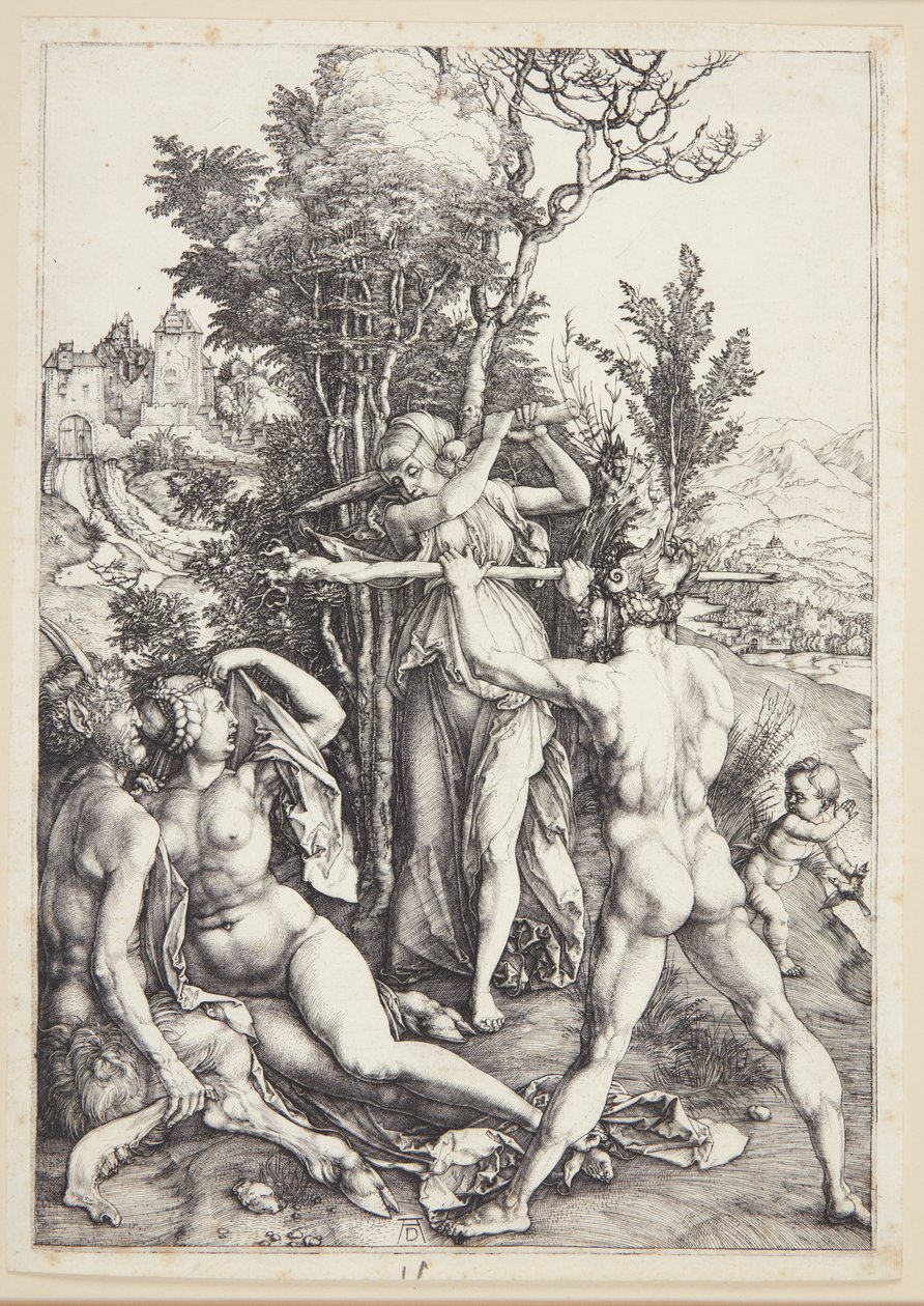 Herkül yol ayrımında by Albrecht Dürer