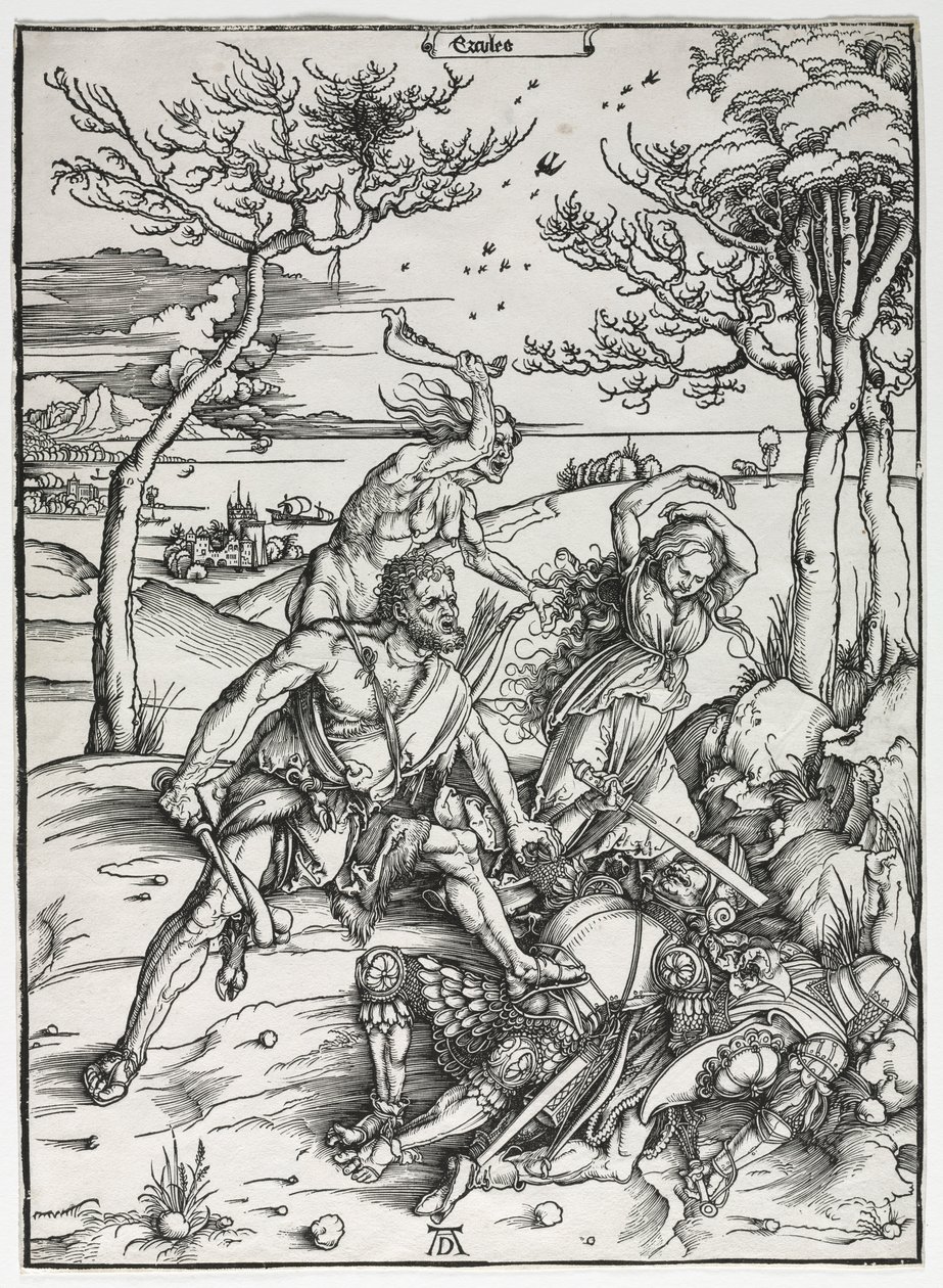 Herkül, c. 1496-1497. by Albrecht Dürer