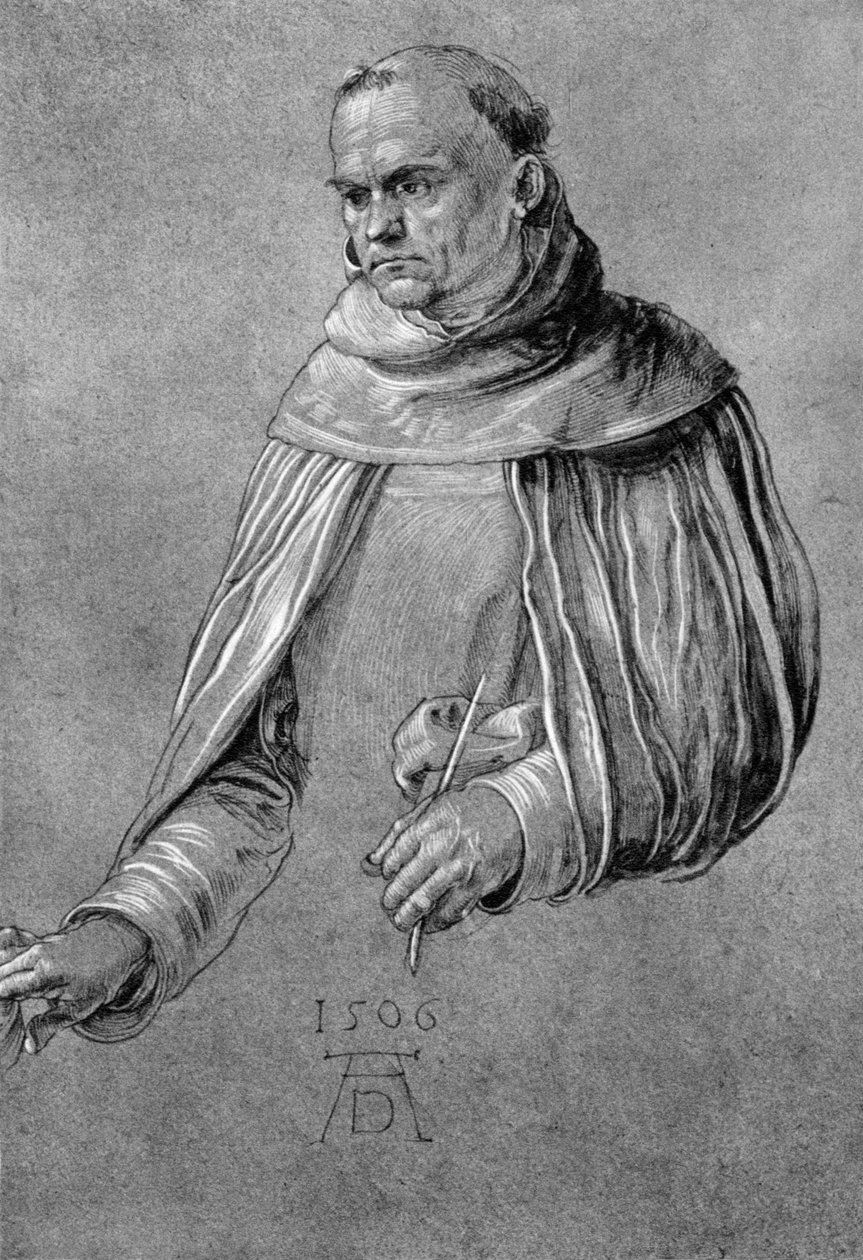 Kutsal Dominikus, 1506, 1936 by Albrecht Dürer