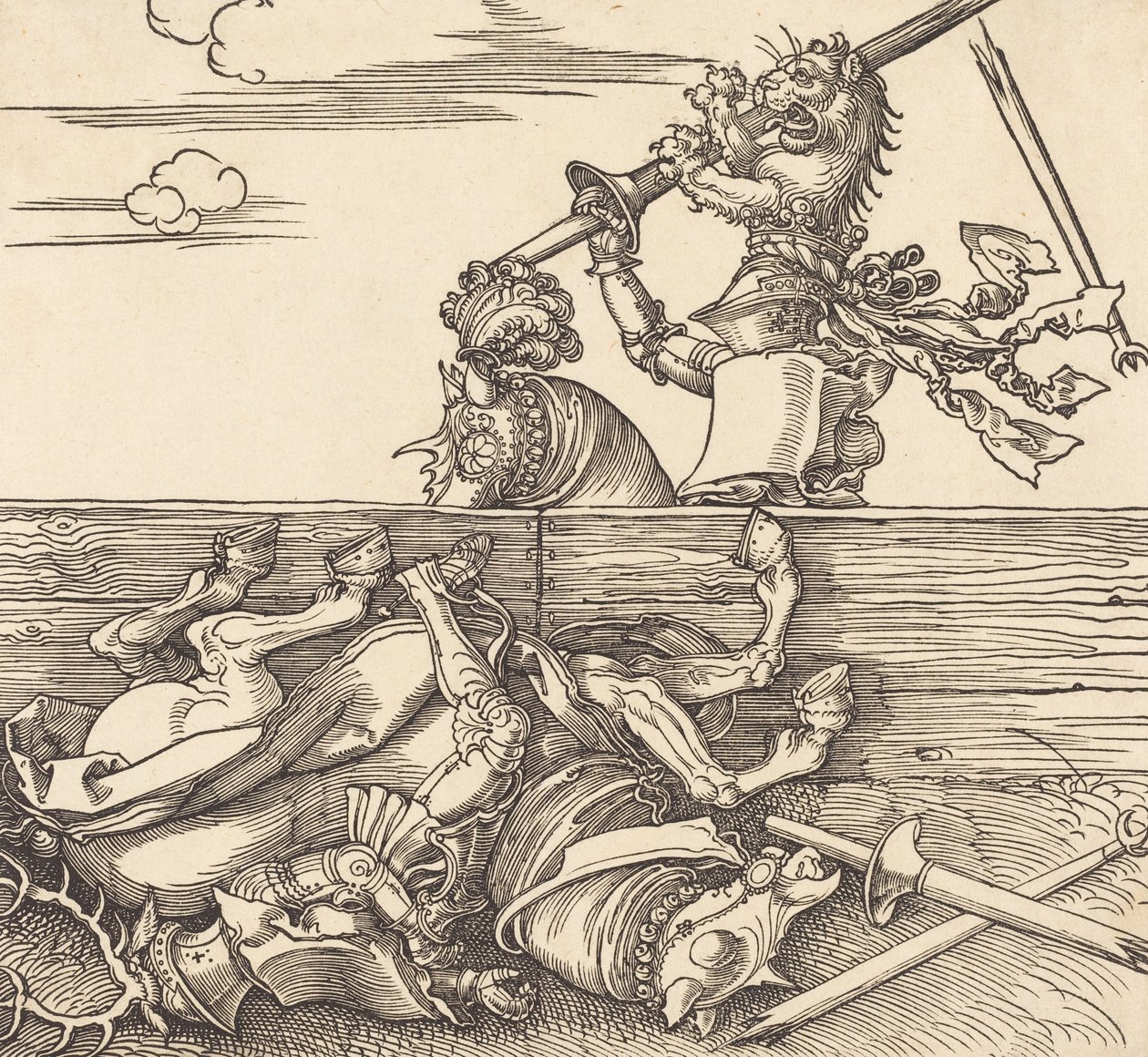 İtalyan Mızrağı, c. 1516. by Albrecht Dürer
