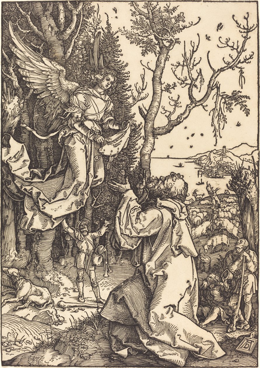 Joachim ve Melek by Albrecht Dürer