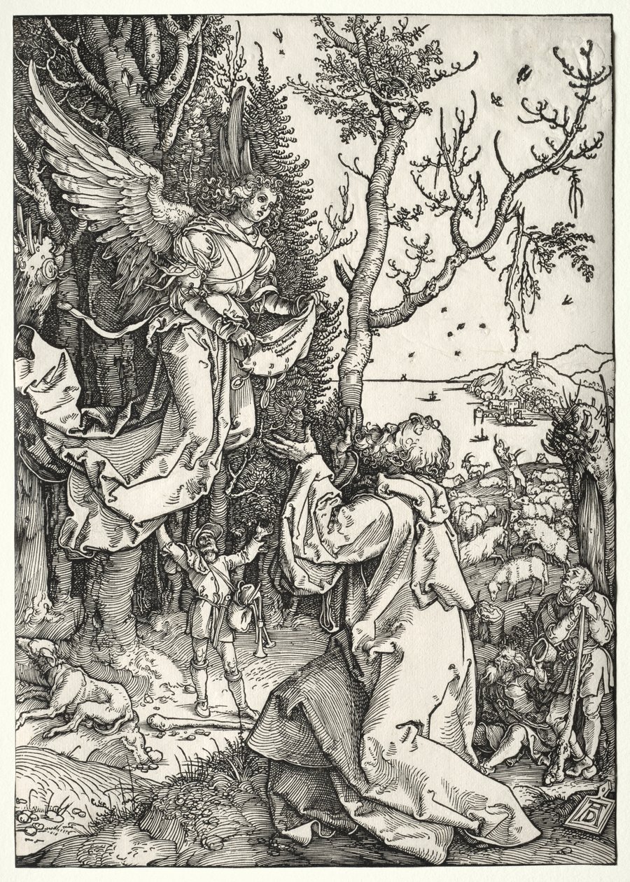 Joachim ve Melek by Albrecht Dürer